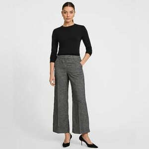 Editor Textured Mid Rise Ankle Trouser New With Tags.